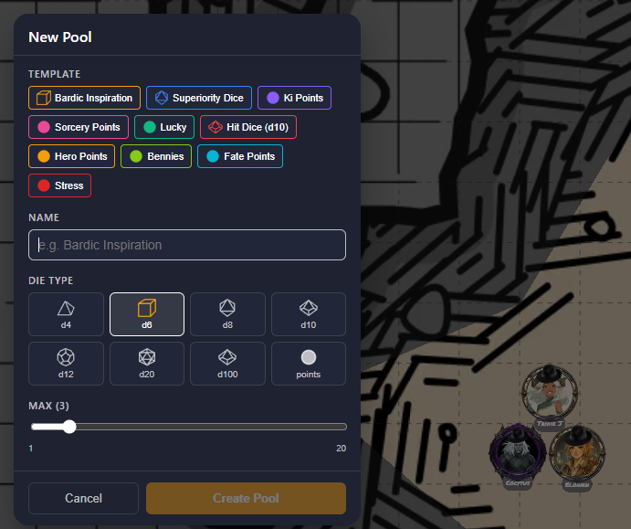 Pools+ header